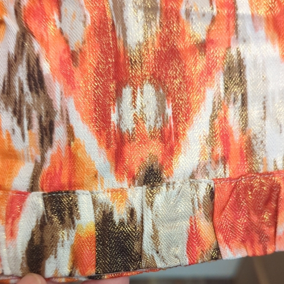 Women's Multicolor Patterned Jacket - Picture 4 of 8